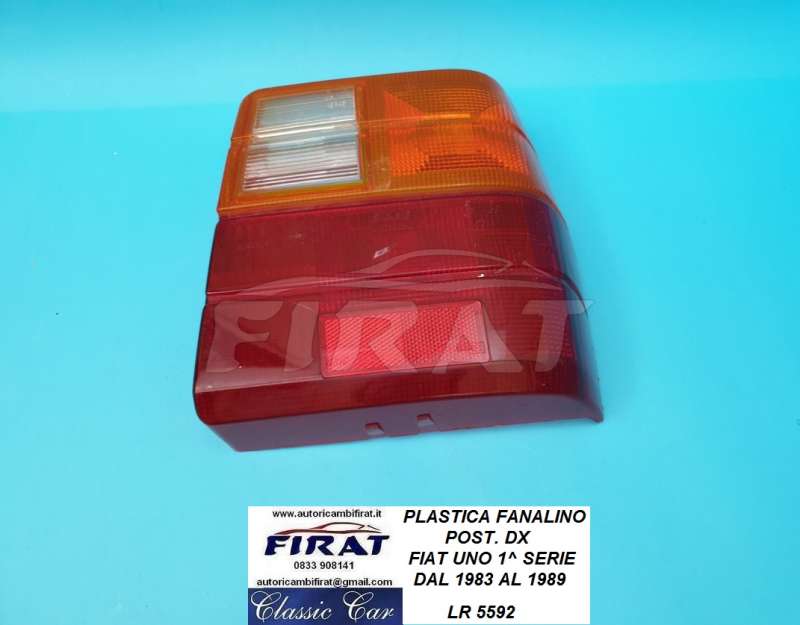 PLASTICA FANALINO FIAT UNO 83-89 POST.DX